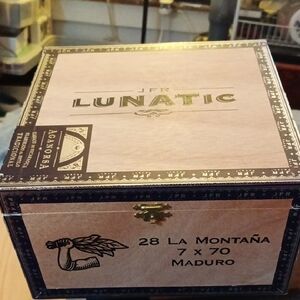 Empty large Wooden Cigar Box